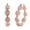 Galilea Rose Quartz, variant on Galilea Rose Quartz 50.00 ctw Hoop Earrings in Rosetone Christmas Gifts