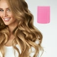 thumbnail image 2 of Rulos para Cabello Grandes y Duraderos de 2 Piezas para Mujeres 2.76"x1.97" Rosa, 2 of 6