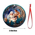 thumbnail image 3 of onlyliua Ofertas Del Día Decoración de Belén Árbol de Navidad de Madera Decoración de Coche Regalos Religiosos Sagrados Belén Decoración Navideña Regalos, 3 of 7