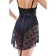 thumbnail image 4 of Women Ballet Skirts Tie Up Sheer Flower Lace Skirts Dance Wrap Skirt Adults Leotards Skirt Practice Dancing Over Scarf maroon red, 4 of 4