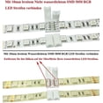 thumbnail image 4 of nipocaio Rgb 5050 Led Strip Connector 4 Pin For 10mm Wide Smd 5050 Rgb Led Strip(10pcs), 4 of 5