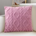 thumbnail image 4 of Dvruxg Plush Geometric Patterned Cushion Brown Polyester 45x45cm Enhances Back Support and Living Room Style Extended Length for Ultimate Relaxation, 4 of 5