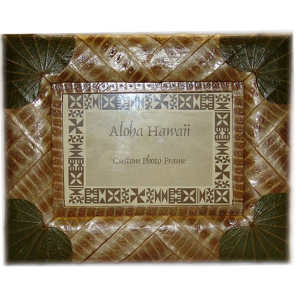 Alii of Hawaii Cadre Photo Haole Koa & Raisin de Mer (5"x7")