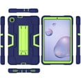 thumbnail image 4 of Mignova for Samsung Galaxy Tab A 8.4 Inch 2020 Model SM-T307,Hybrid Heavy Duty Full-Body Shockproof Armor Rugged Protective Case Cover with Stand for Samsung Galaxy Tab A T307(Navy/Green), 4 of 6