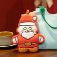 thumbnail image 5 of Juego de 6 adornos navideños con muñeco de nieve, Papá Noel, calcetín de cedro para casa del árbol | Decoración colgante de tela suave para el árbol de Navidad, la repisa de la casa, la ventana, 5 of 5