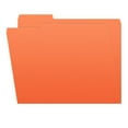 thumbnail image 2 of File Folders, 1/3 Cut Top Tab, Letter Size, Perfect for Organizing Documents in File Drawers, Box of 100 (Orange), 2 of 9
