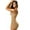 Natural Tan, variant on Women's Leonisa 018678N PowerSlim Open Bust Boyshort Body Shaper (Natural Tan S)