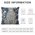 thumbnail image 5 of Nawypu Navy Blue Leopard Print Pillow Covers Cheetah Animal Spots Decorative Throw Pillows For Couch Farmhouse Square Pillow Cases Home Decor For Living Room Sofa Bed Porch Outdoor, 5 of 5