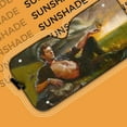 thumbnail image 4 of 3D Goldblum Adam Car Auto Sunshades Windshield Heat Protection, Jeff Creation Sun Shades Univeral Fit Cars Suv Truck, 4 of 5