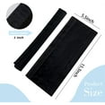 thumbnail image 2 of NOGIS Refrigerator Door Handle Covers Washable Cloth Kitchen Decor Keep Appliance Clean Anti-Static Stains for Fridge Dishwashers Velvet (2Pcs Black), 2 of 7