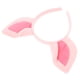 thumbnail image 2 of Diadema con orejas de cerdo para Halloween, disfraz de animal, diadema con orejas de cachorro rosa, accesorio para el pelo, actuación en el escenario (rosa), 2 of 5