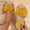 Yellow, variant on ATENAR Sandals for Women Fashion Solid Color Womens Sandals Outdoor Shoes Women Yellow 7.5
