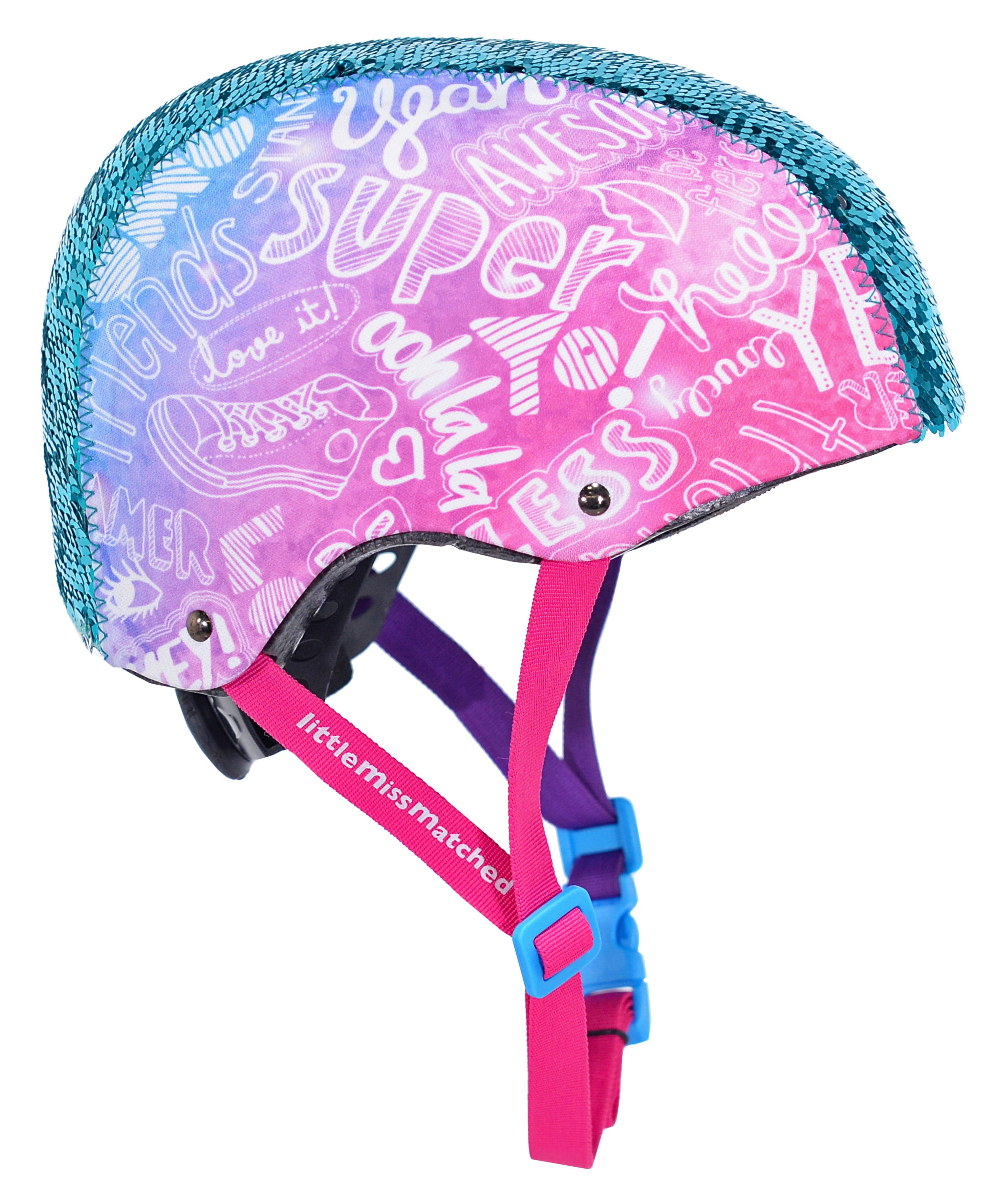 NEW Raleigh Mystery Pink Flower Girls Kids Childs Cycle Bike Helmet 52-56cm 