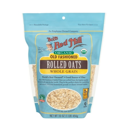Organic Rolled Oats - Bob's Red Mill Organic Rolled Oats, Old Fashioned, 32 Ounce