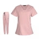 thumbnail image 1 of Traje de trabajo de enfermera,Conjunto de uniforme médico para mujer y hombre,túnica y pantalón,Traje de trabajo de enfermera Uniforme de enfermera médica de hospital,Uniforme de, 1 of 7