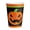 B, variant on YIMWNYI 10pcs Halloween Party Dinnerware Set Orange Black Pumpkin Themed Paper Plates Cups Napkins Halloween Disposable Tableware Party Supplies for Spooky Themed Party Birthday
