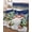 Blue, variant on Quilt King Size Bedding Set, Christmas Snowflakes Reversible Summer Quilt 3 Pieces, Winter Xmas Snowman Pine Trees Beige Lightweight Bedspreads Coverlets with 2 Pillow Shams for All Seasons