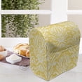 thumbnail image 3 of Floral Stand Mixer Cover, Rhythmic Ikat Damask Floral Inspired Delicately Art Graphic Illustration, Kitchen Appliance Organizer Bag Cover with Pockets, 5 Quarts, Mustard Ivory, by Ambesonne, 3 of 4