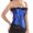 Blue, variant on Grebrafan Gothic Corset Tops Women Wedding Bustiers Bride White 3XL