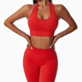 thumbnail image 5 of Sujetador deportivo con cuello halter Sin espalda Fitness Bustier Sujetador push up acolchado para mujer, 5 of 5