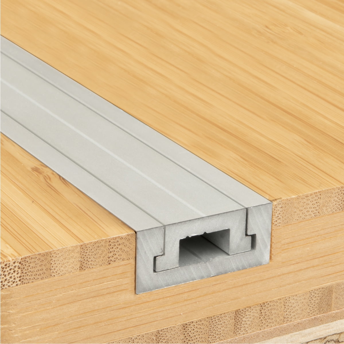 POWERTEC 2PK 48" Miter T Track for Router Table, Works With Table Saw Sled, Miter Gauge, Featherboard, Miter Bar, and other T Track Accessories for woodworking, 71167-P2