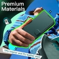 thumbnail image 5 of JETech Wallet Case for Samsung Galaxy S24+ / S24 Plus 5G, Shockproof PU Leather Magnetic Flip Cover with Card Holder, Stand Feature and Full Camera Protection (Midnight Green), 5 of 6
