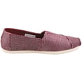 thumbnail image 3 of Toms Printed Alpargata Women/Adult shoe size 10  Casual 10015651 Cabernet Glitter Rib Knit, 3 of 7