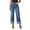 AC06-Light Blue, variant on ADSSDQ Wide Leg Jeans for Women Trendy High Waisted Flare Jeans Stretchy Straight Leg Cuffed Ankle Denim Pants with Pockets Dark Blue L