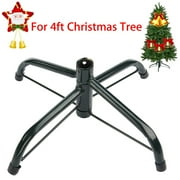 Christmas Tree Stands Green Metal Folding Christmas Tree Stand Holder For Artificial Trees 4ft Tall
