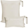 thumbnail image 1 of Bolsas Impermeables haakaa para Pañales de Tela de Viaje 2 piezas Beige, 1 of 9