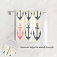 thumbnail image 2 of Towel 30x15 Inch Face Towel Hand Towel Bath Towels Hand Bath Towels Single-Sided Printed Towels, Lightweight, Breathable and Absorbent Ship Anchor, 2 of 5