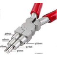 thumbnail image 1 of 3 Pieces Jewelry Pliers Set with 6 in 1 Curved Nose Pliers for Earring Making Wire Making Jewelry Making, 1 of 4