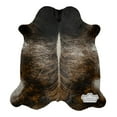 thumbnail image 3 of Appaloosa Cowhides Dark Brindle Cowhide100% Genuine Leather Rug, Extra Large 6' x 8', Handcrafted, 3 of 6
