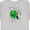 thumbnail image 4 of Inktastic I'd Rather Be Fishing Boys or Girls Long Sleeve Toddler T-Shirt, 4 of 5