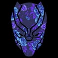 thumbnail image 2 of Men's Marvel: Black Panther Purple Floral Panther Graphic T-Shirt, 2 of 4