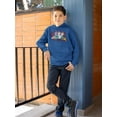 thumbnail image 2 of Kids And Alien On A Rocket Hoodie Juniors -Image by Shutterstock,  x-Large, 2 of 4