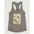 thumbnail image 3 of Diderot Antique Ferns Iii. Racerback Tank Women -Denis Diderot Designs, Female XX-Large, 3 of 4