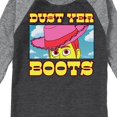 thumbnail image 2 of Toy Story 4 - Woody Dust Yer Boots - Toddler & Youth Raglan Graphic T-Shirt, 2 of 5