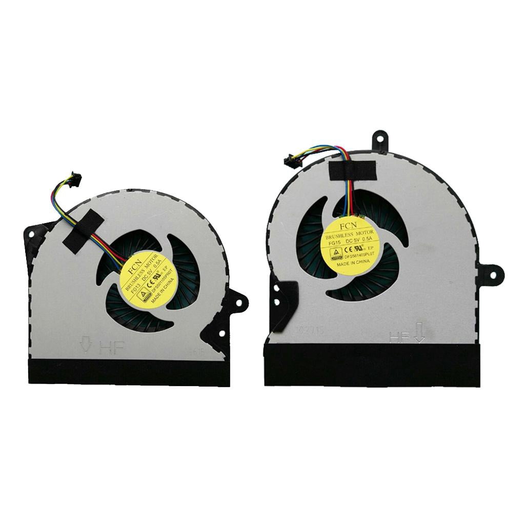 Wzmzjy 2pcs CPU Cooler Laptop Cooler Notebook Cooler Replacement Parts For ASUS G751
