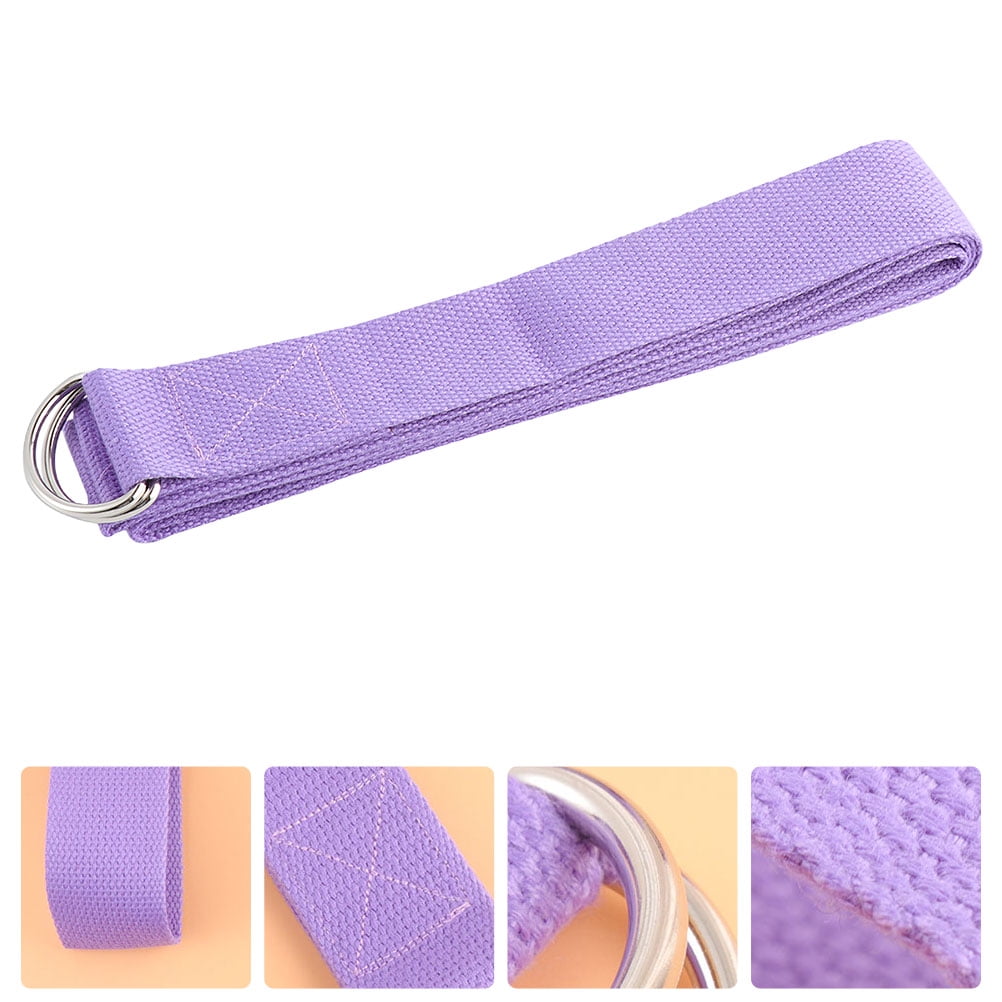 RENACLIPY Violet Yoga Resistance Band 183x3.8cm for Weight Training Pilates Exercise 1 Pc