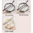 thumbnail image 7 of Women's T-Shirt Buckles, Scarf Ring, Belt Buckles for Women, Round Scarf Buckles, T-Shirt Clips, Scarf Clips Clothing Buckles Silk Scarf Rings Tee Shirt Clasps Knotted Alloy Fashion Clothespin, 7 of 7