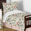thumbnail image 3 of Sweet Jojo Designs Vintage Floral Pink Green and Yellow Toddler Bed Comforter 5 Piece Bedding Set, 3 of 5