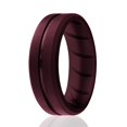 thumbnail image 2 of Anillo de Silicona Wedding BR Middle Line - Basic-Bordo by ROQ para Hombre - Anillo de 15 mm, 2 of 6