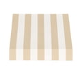 thumbnail image 2 of Awntech 4.375 ft New Yorker Fixed Awning Acrylic Fabric, Linen/White Stripe, 2 of 2