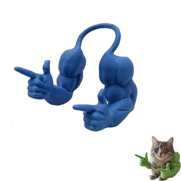 Orangide Funny Pet Muscle Arms Printed Green Muscle Suit for Cat Dog Halloween Photo Prop Adjustable Strap Silly Party Accessory