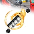 thumbnail image 3 of YWIYIUD 1PC Durable FuelFilter Aluminum Filter Kit compatibility with various fuelLines Automotive Accessories Designed with filter trap 0.5 x 28 thread size and multiple caps, 3 of 8