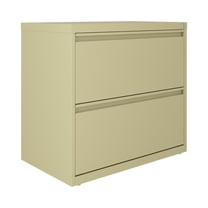 Hirsh 30 inch Wide 2 Drawer Lateral 101 File Cabinet for Home or Office, Putty