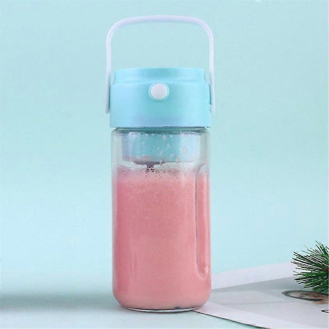 Vaso para zumo eléctrico portátil, batidora pequeña de gran capacidad, de vidrio, inalámbrica.