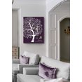 thumbnail image 5 of MuralMax - His, Her Personalized Canvas Wall Art - Custom Tree With Heart Initials, Names, Date - Gifts For Milestone Occasions, Wedding Anniversary, Housewarming - Purple - Size 11x14, 5 of 6