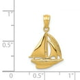 thumbnail image 2 of Pendentif Voilier en Or Jaune 14K, 2 of 2